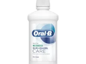 Oral B Gum & Enamel Care Fresh Mint Mouthwash 500ml - Image 2