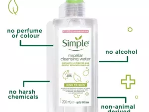 Simple Kind To Skin Micellar Cleansing Water, 200ml - Image 4