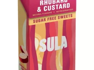 Sula Sugar Free Rhubarb & Custard Drops 42g - Image 2