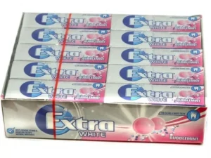 Wrigley's-Extra-White-Bubble-mint-Chewing-Gum-14g-(pack of 30)