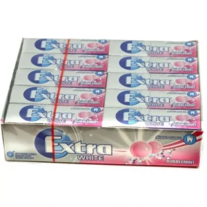 Wrigley's-Extra-White-Bubble-mint-Chewing-Gum-14g-(pack of 30)