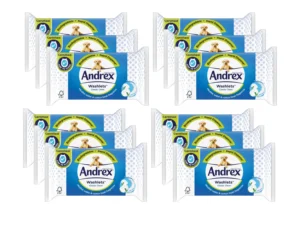 Andrex-Classic-Clean-Toilet-Tissue-Washlets-Cotton-Fresh-Wipes-40- x-12-Packs