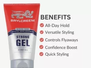 Brylcreem Strong 24 Hour Hold Gel 150 ml - Image 4