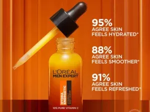 L'Oreal Men Expert Hydra Energetic Vitamin C Shot Serum 30ml - Image 4