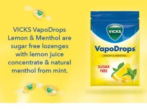 Vicks Vapo Drops Lemon & Menthol lozenges 72g - Image 5