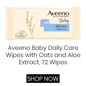 Aveeno Baby Daily Care Wipes with Oats and Aloe Extract, 72 Wipes