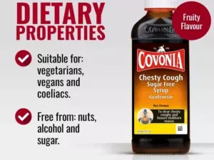 Covonia Chesty Cough Sugar Free Syrup 150ml - Image 4