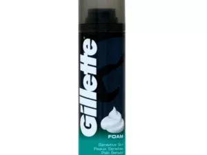 Gillette Classic Sensitive Skin Men's Shaving Foam 200ml - Pack 6 - Image 2