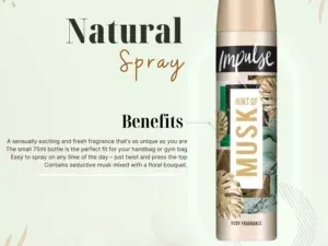 Impulse Hint Of Musk Body Spray-75ml - Image 3