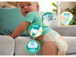 Pampers Baby-Dry Nappy Pants Maxi 23 Nappies Size 4 - Image 5