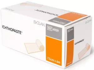 Ichthopaste Zinc Paste Bandage 7.5 cm x 6m - Image 2